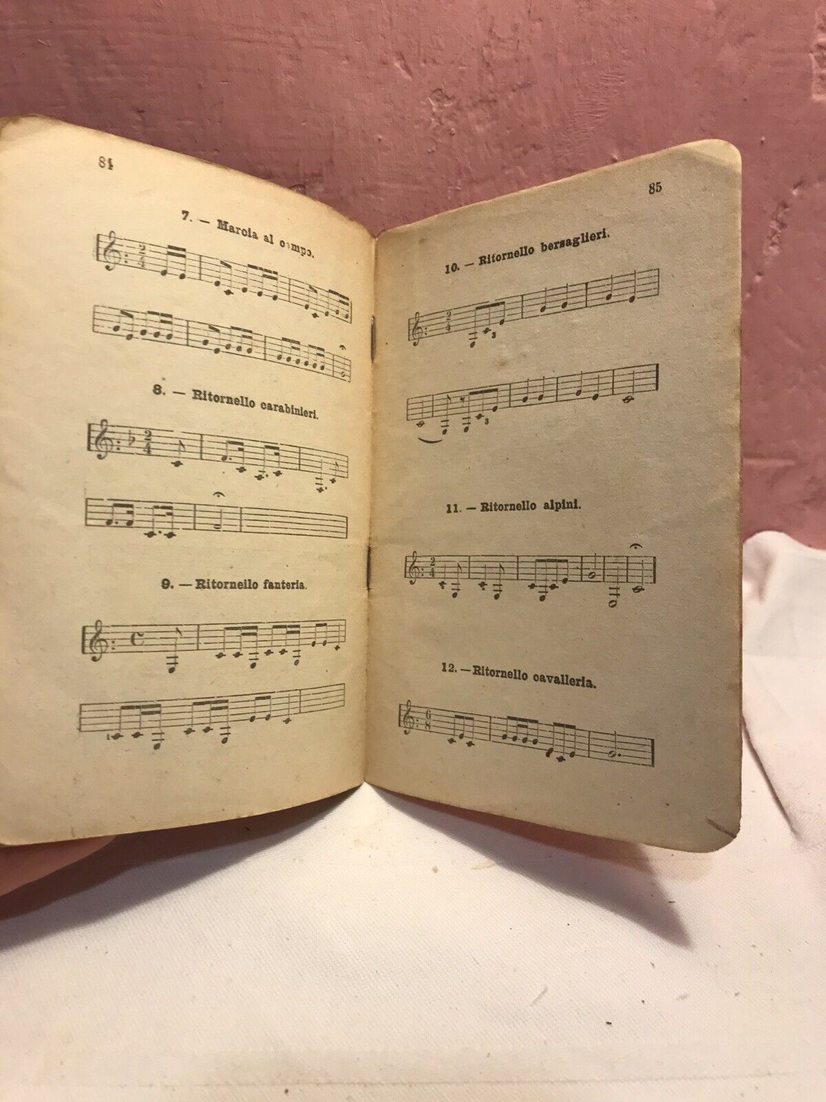 Istruzione A Piedi Per L’artiglieria,Ministero Della Guerra N.128,1913.LIBRICINO