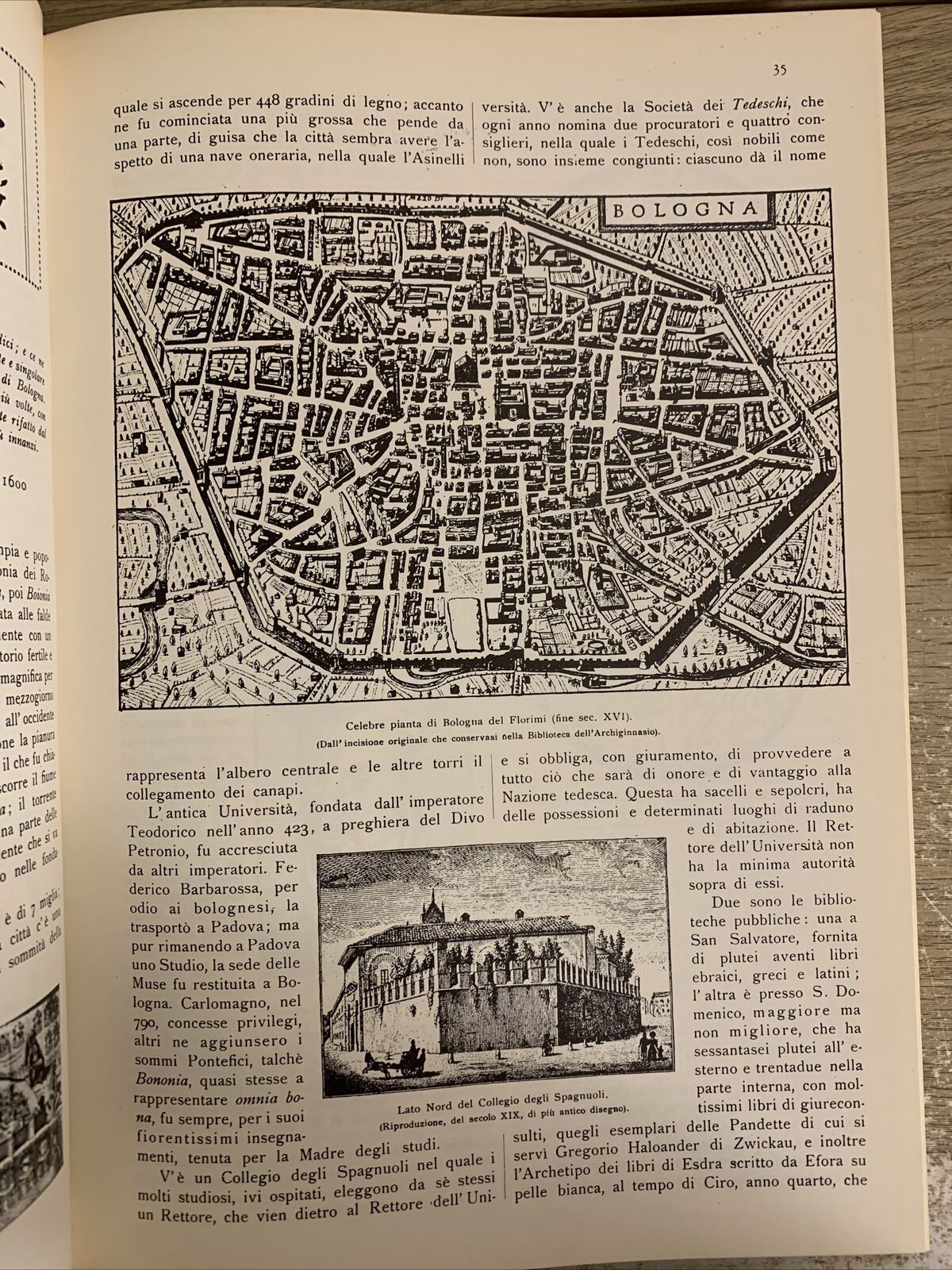 Bologna negli scrittori stranieri. Sorbelli Albano, G. Roversi, Atesa editrice