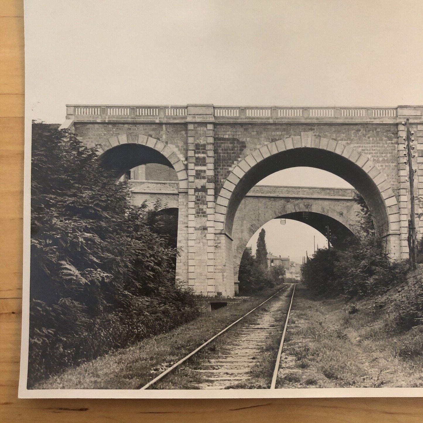 FERROVIE sottovia nella strada ferrata Bologna Massa Lombarda originale anni '30