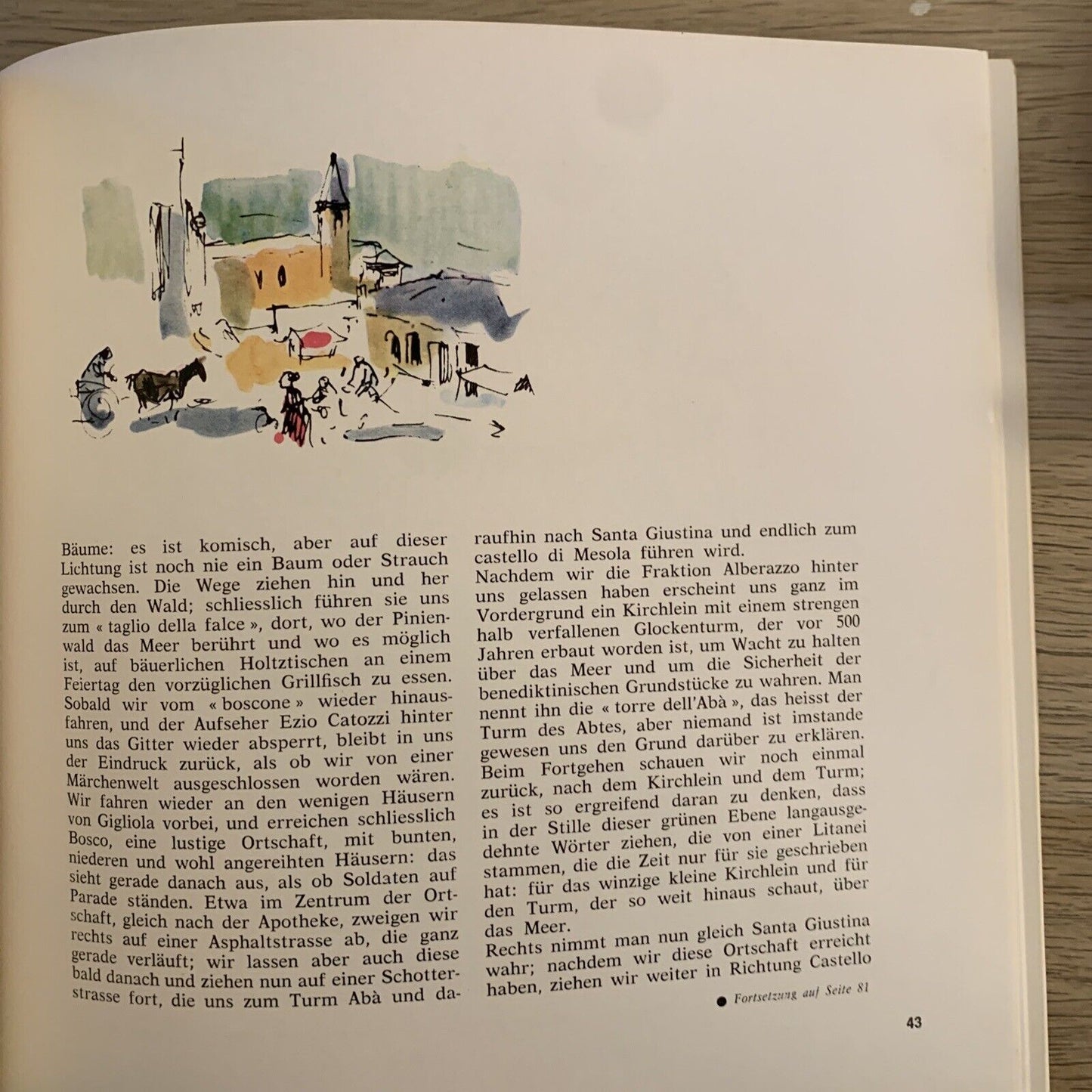 LIDO DI SPINA ITINERARI ROMANTICI. I VADEMECUM. EDIZIONE IN TEDESCO 1966
