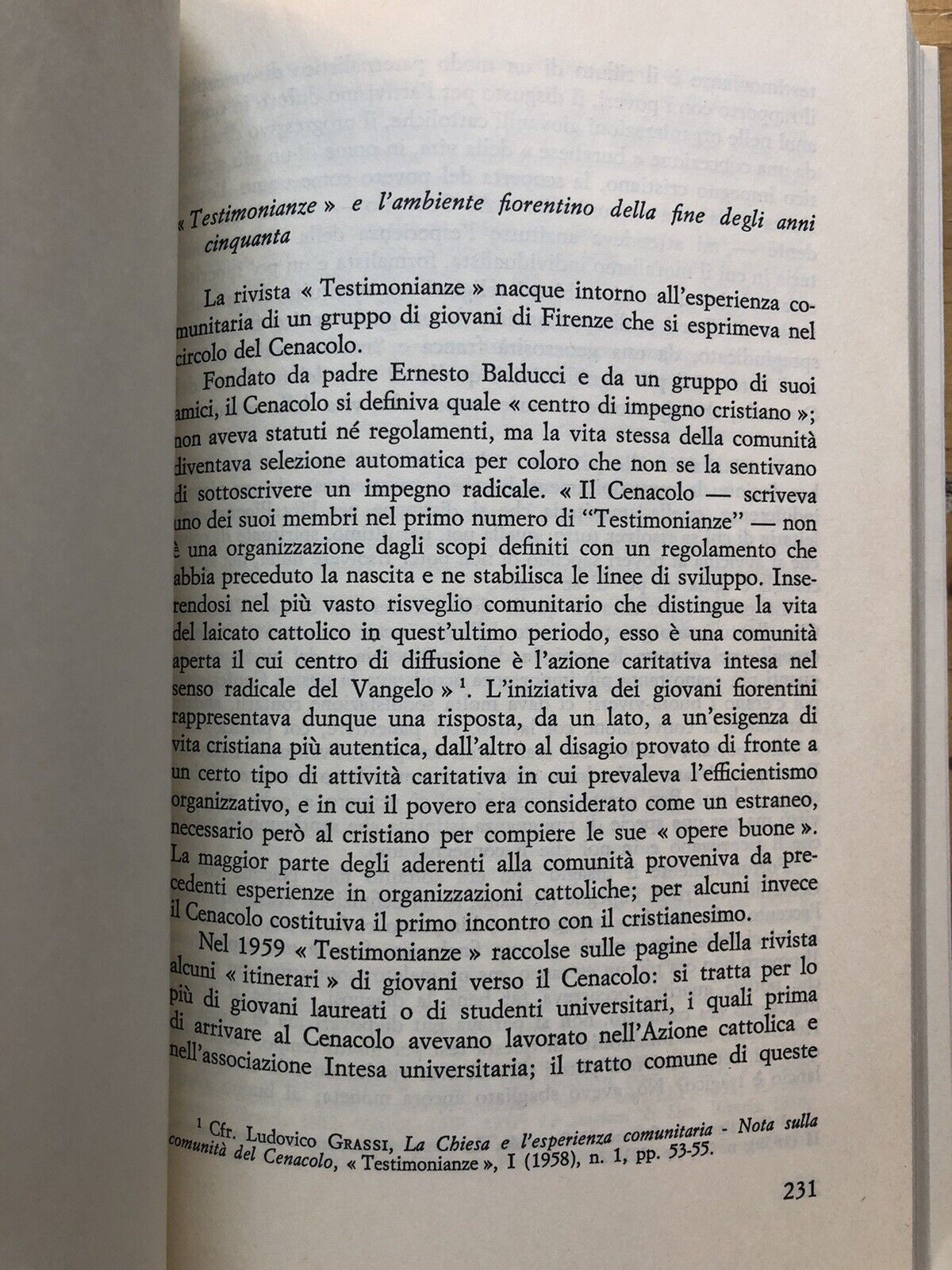 Intellettuali cattolici tra riformismo e dissenso, Sergio Ristuccia 1975