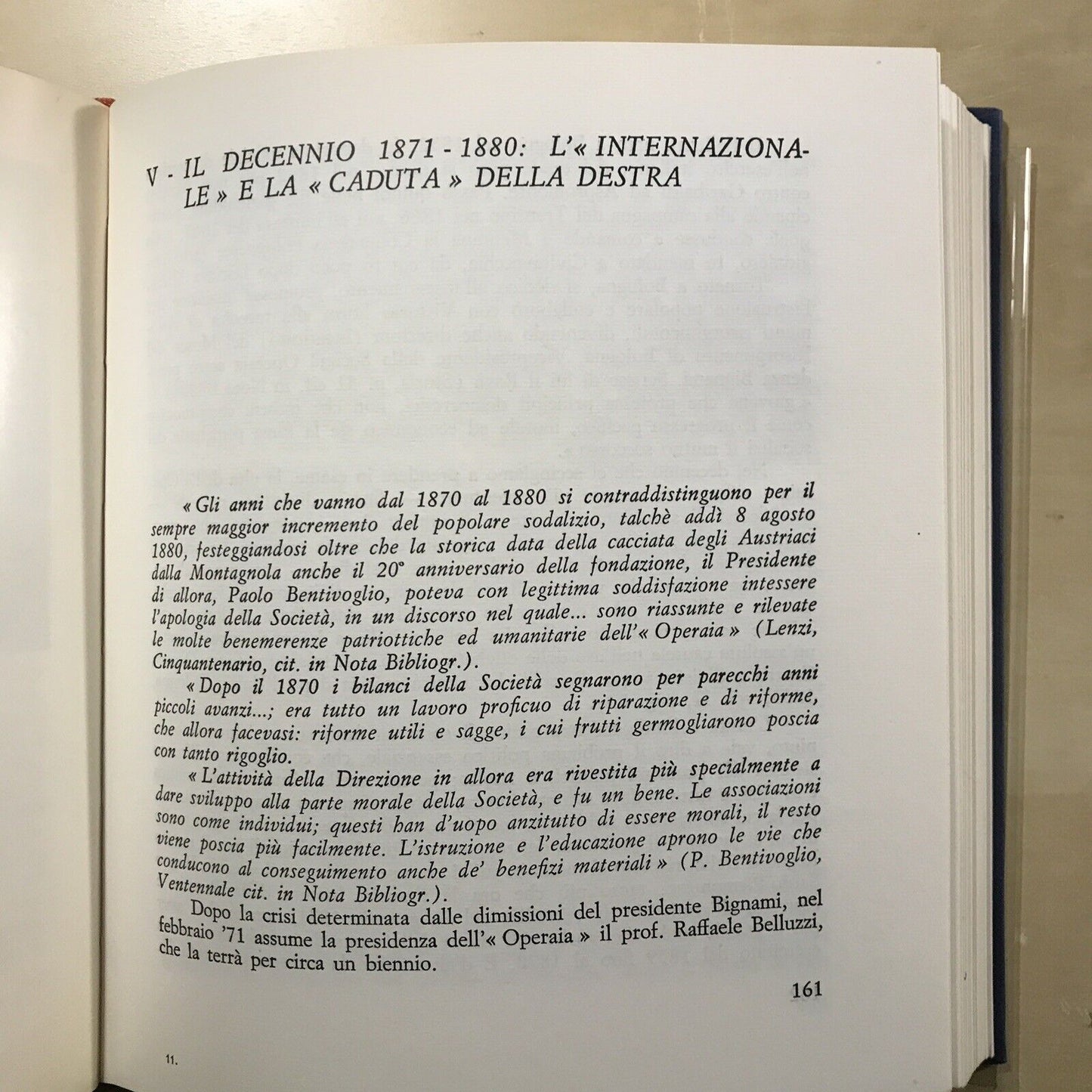 STORIA DELLA SOCIETÀ OPERAIA DI BOLOGNA - Mario Maragi 1970
