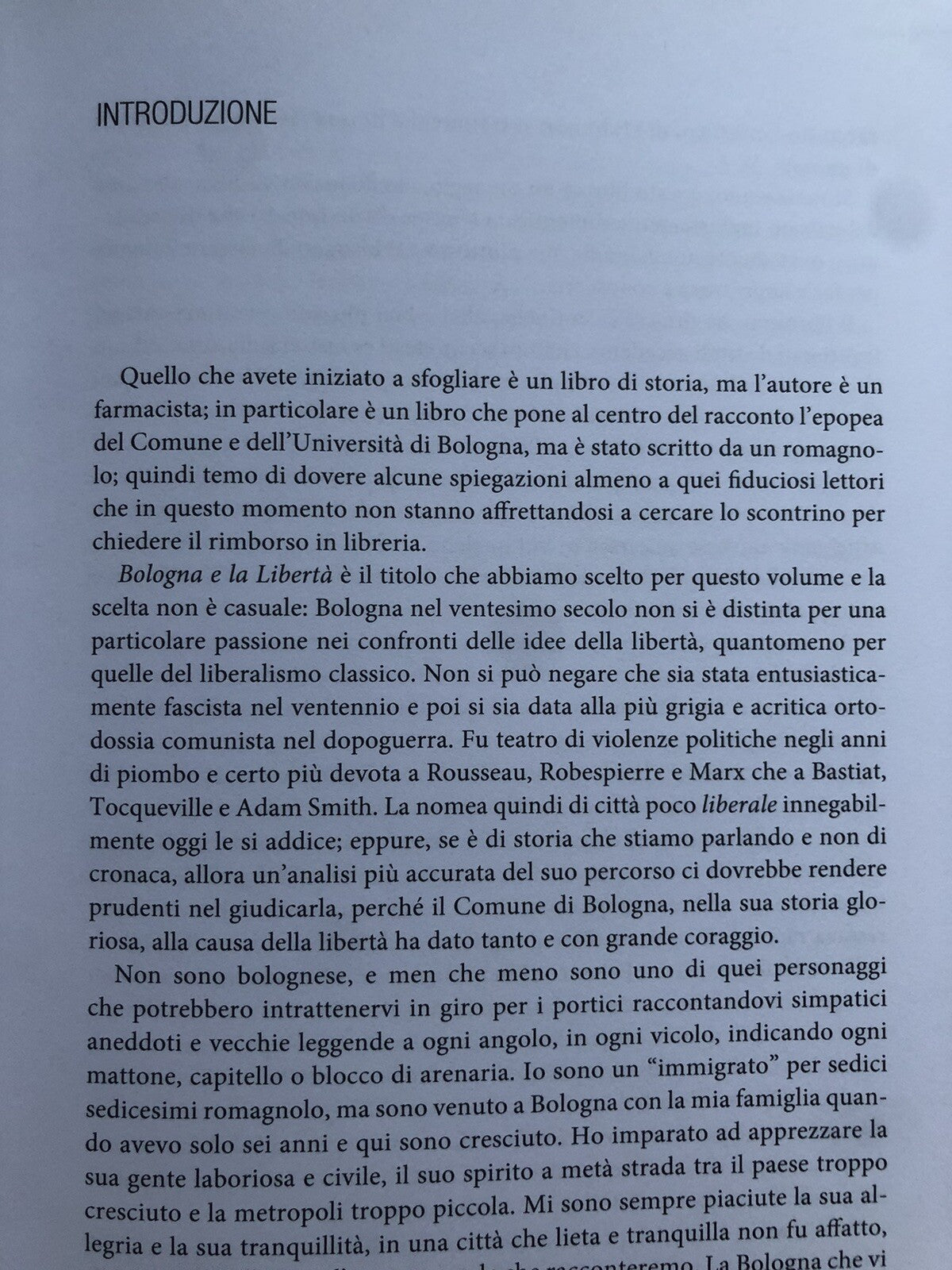 Bologna e la libertà, Bologna i comuni le università tra impero e Papato. Risgua