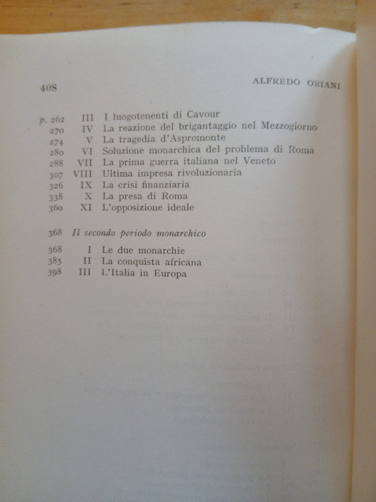 La lotta politica in Italia - Alfredo Oriani - Universale Cappelli 1969