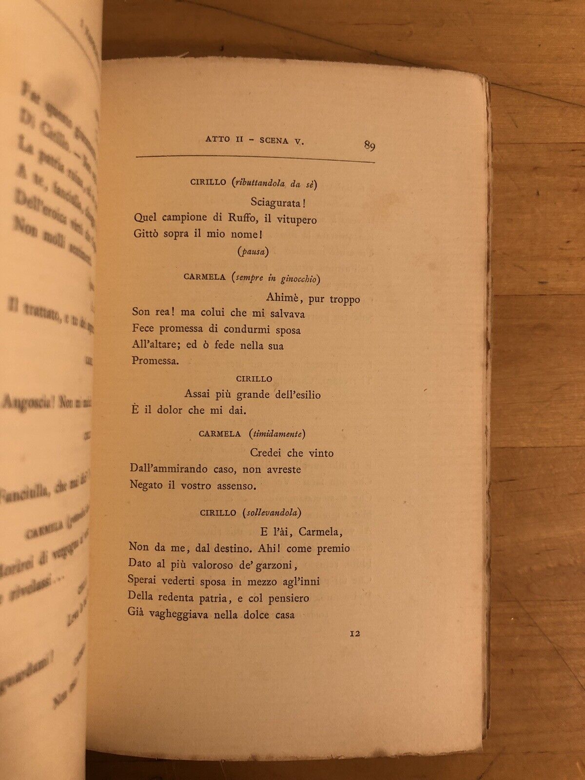 Teatro in versi - i Napoletani del 1799, poema drammatico in sei atti. P. Cossa