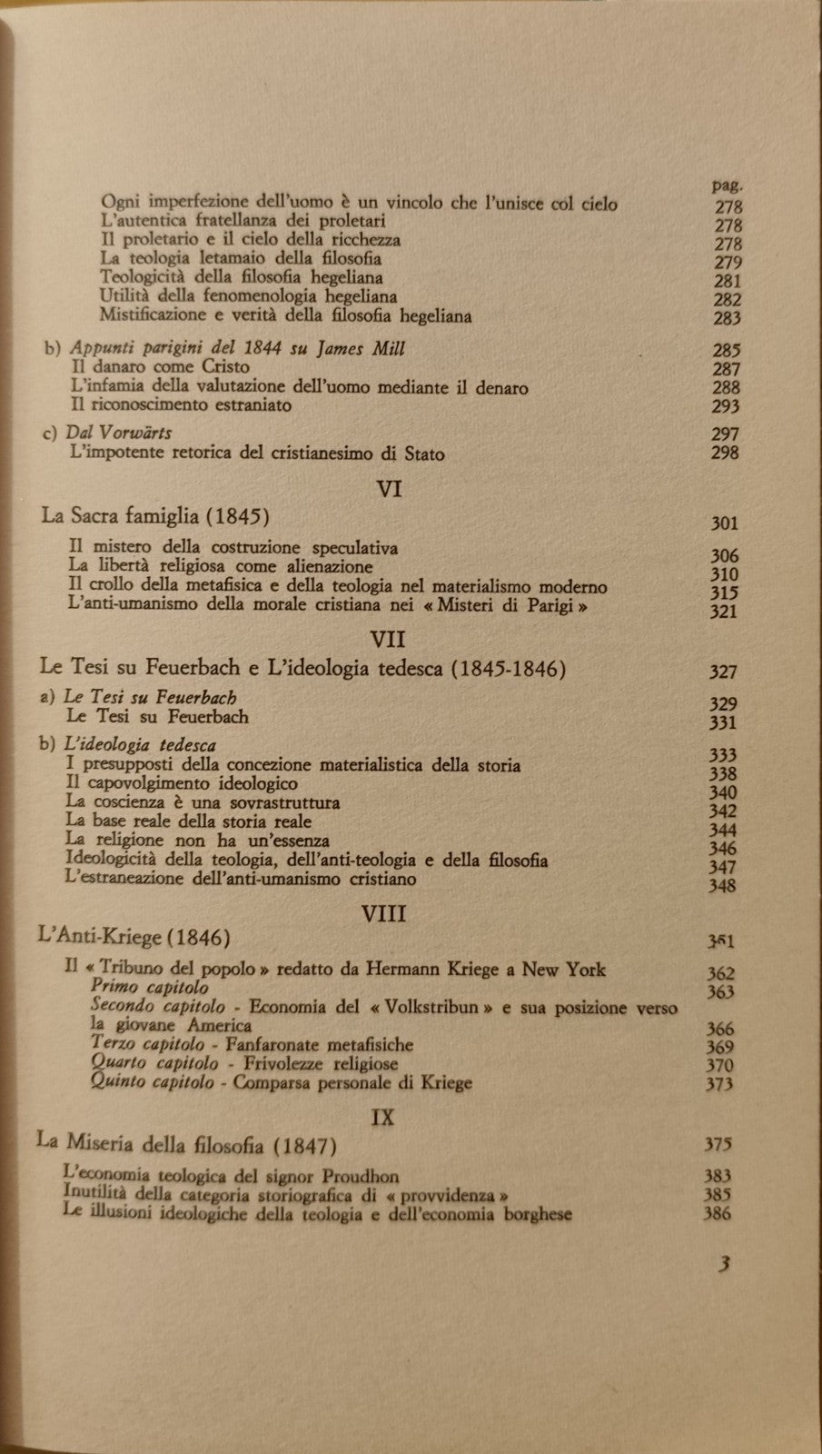 Marx - Lineamenti fondamentali critica dell'economia politica - Sulla Religione