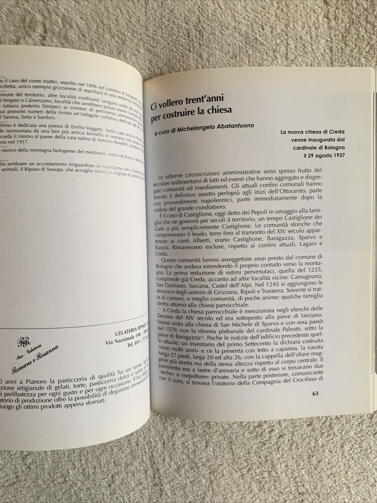 Savena Setta Sambro (Bologna) rivista semestrale n. 37 n. 24