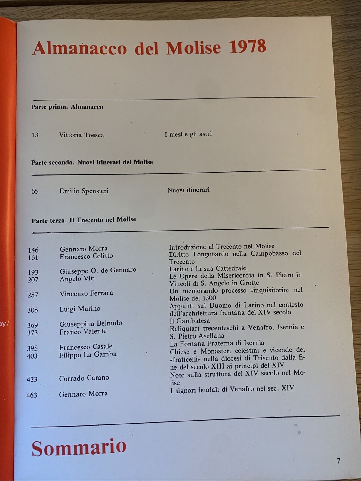 Almanacco del Molise 1978. Enzo nocera editore