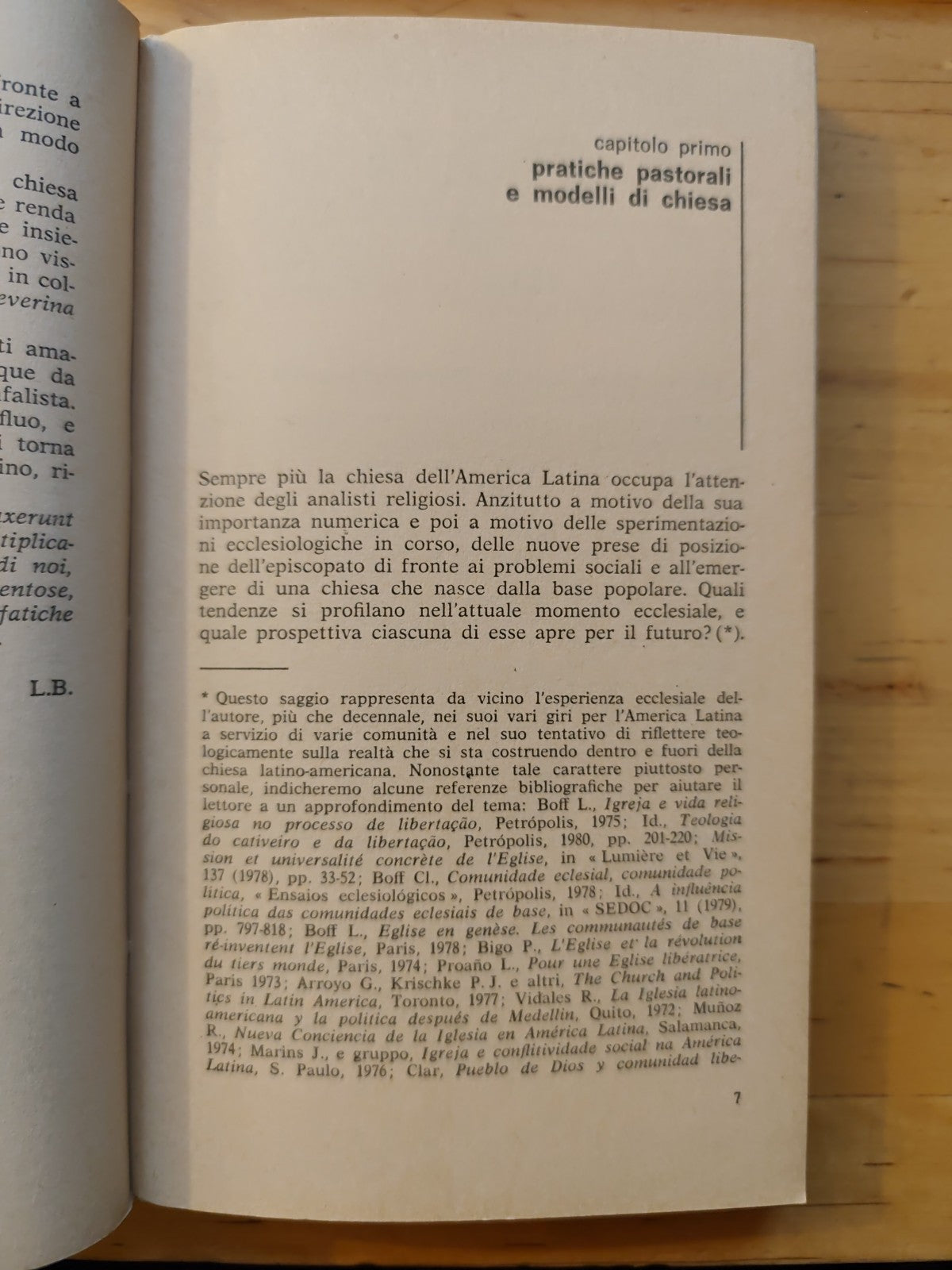 Chiesa carisma e potere - Leonardo Boff, Borla 1984