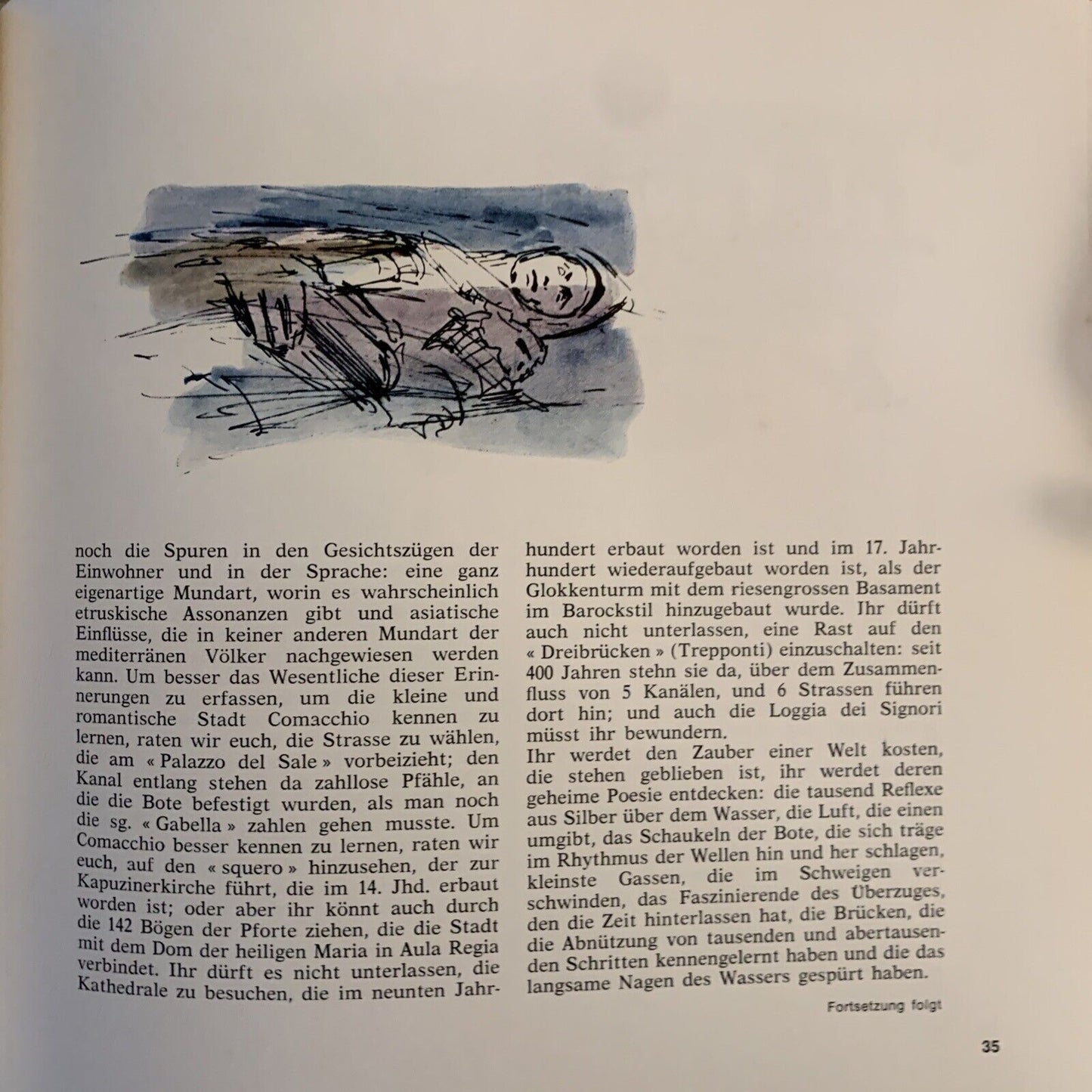 LIDO DI SPINA ITINERARI ROMANTICI. I VADEMECUM. EDIZIONE IN TEDESCO 1966