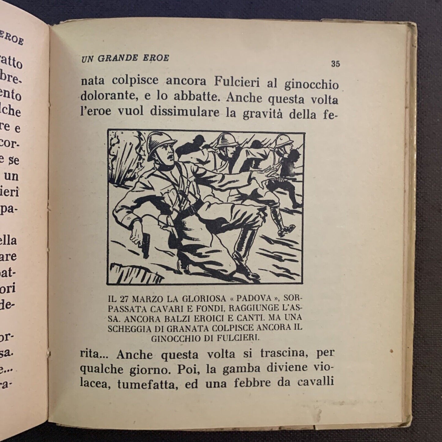 UN GRANDE EROE. E. Ambrosi, Fulcieri Paolucci da Calboli, Carroccio 1937 #