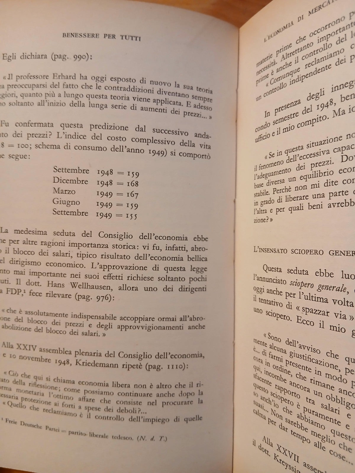 Benessere per tutti - Ludwig Erhard - Garzanti 1957