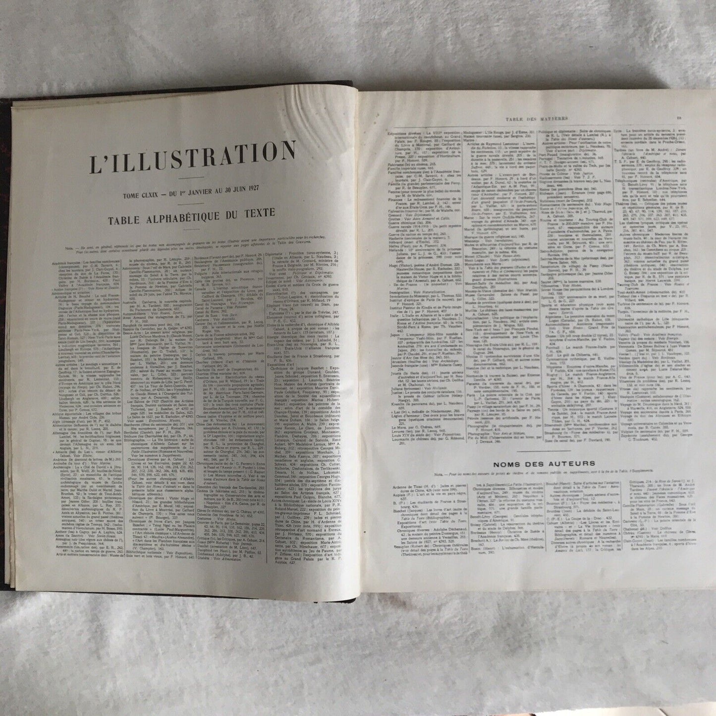 L'ILLUSTRATION TOME CLXIX 1927, R. BASCHET