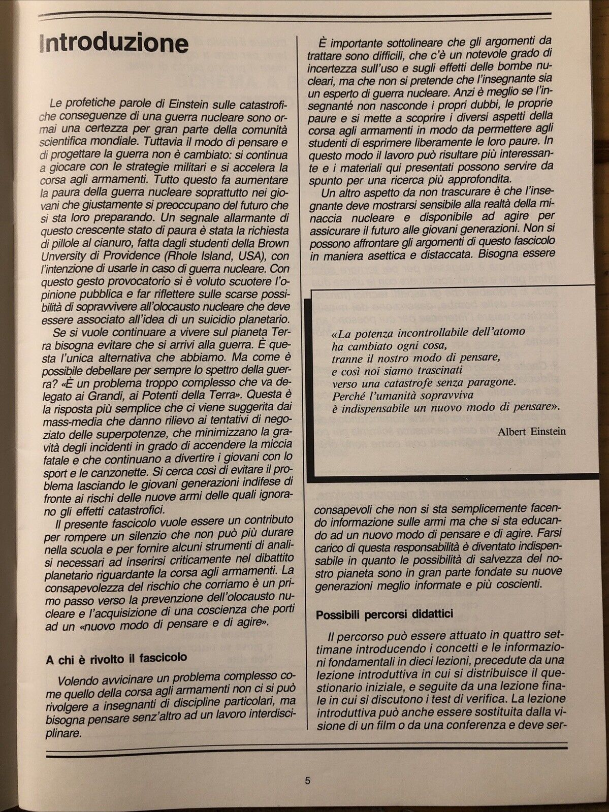 La corsa agli armamenti - Bruno Jannamorelli, edizioni gruppo Abele 1986