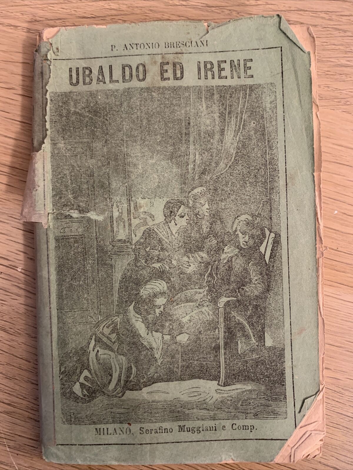 UBALDO ED IRENE racconti dal 1790 al 1814 - ANTONIO BRESCIANI volume primo 1872