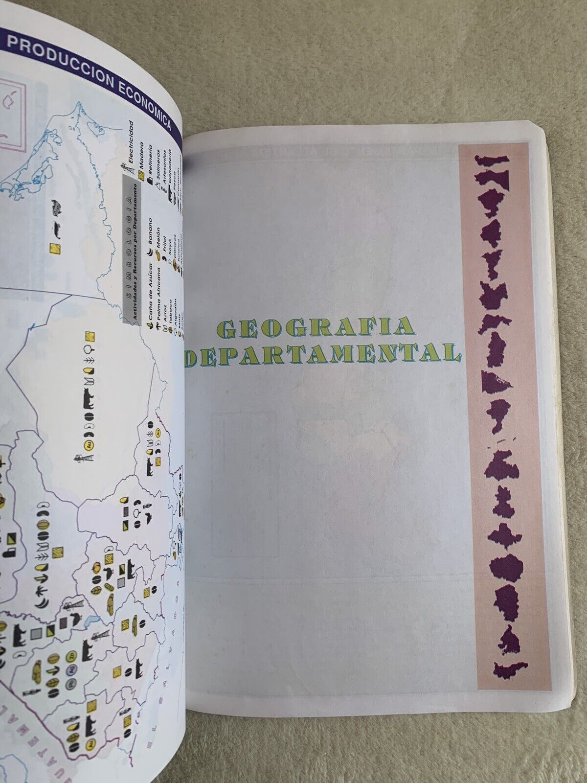 Atlas Geografico de Honduras. ediciones Ramses