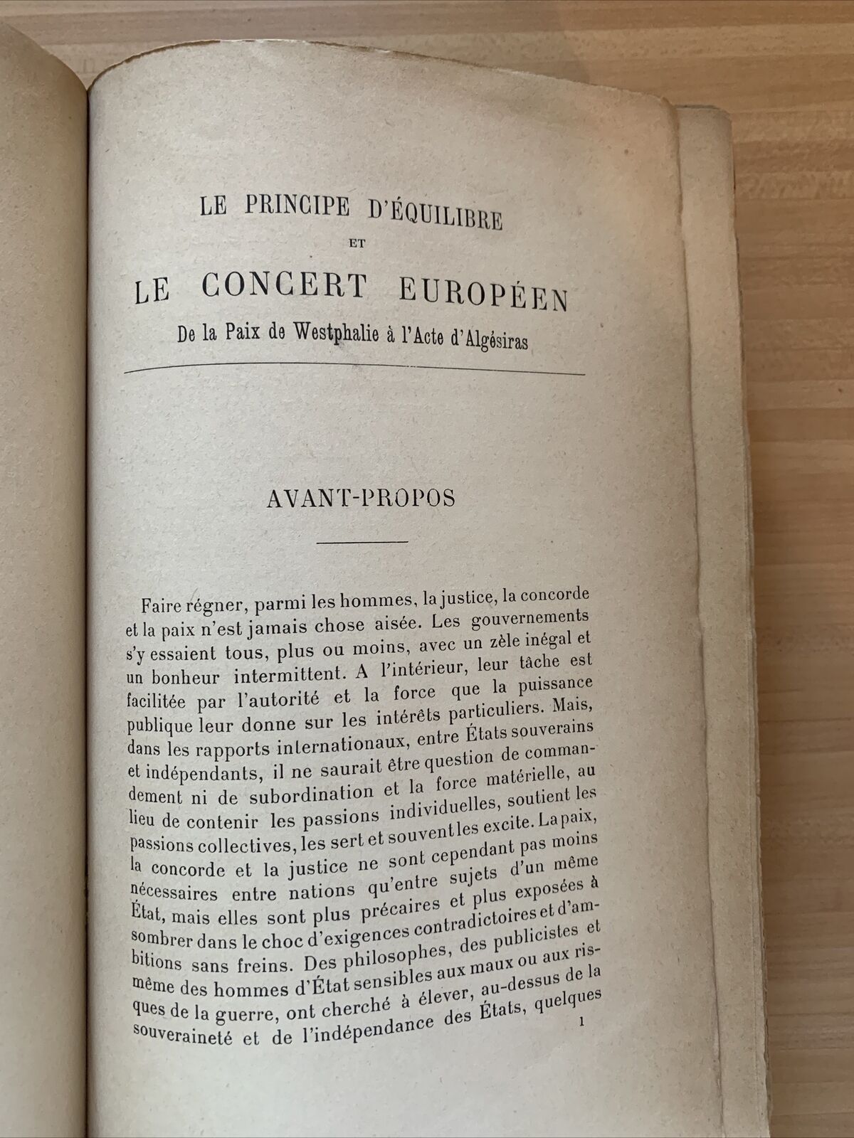 Le principe d'équilibre et le concert Européen - Charles Dupuis. Perrin 1909
