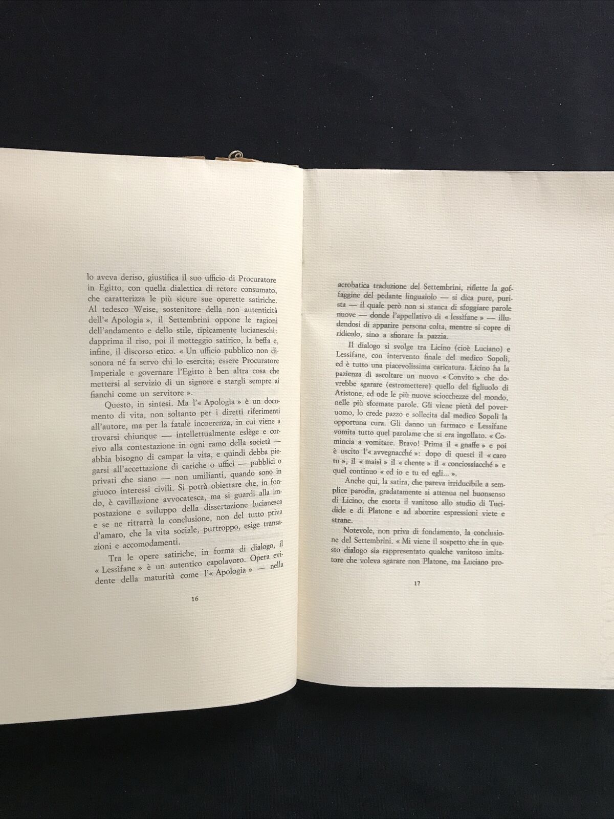 SULLE ORME DI LUCIANO DI SAMOSATA, E. M. Fusco, Vighi & Rizzoli 1971