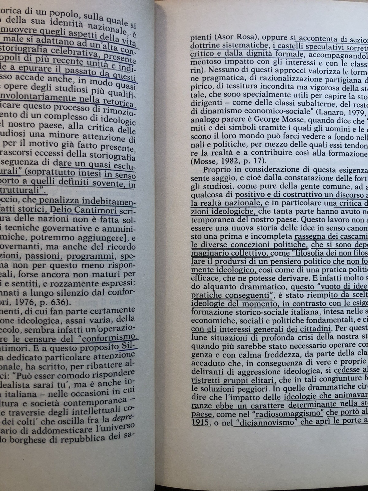 Populismo e trasformismo, Carlo Tullio-Altan, Feltrinelli 1989