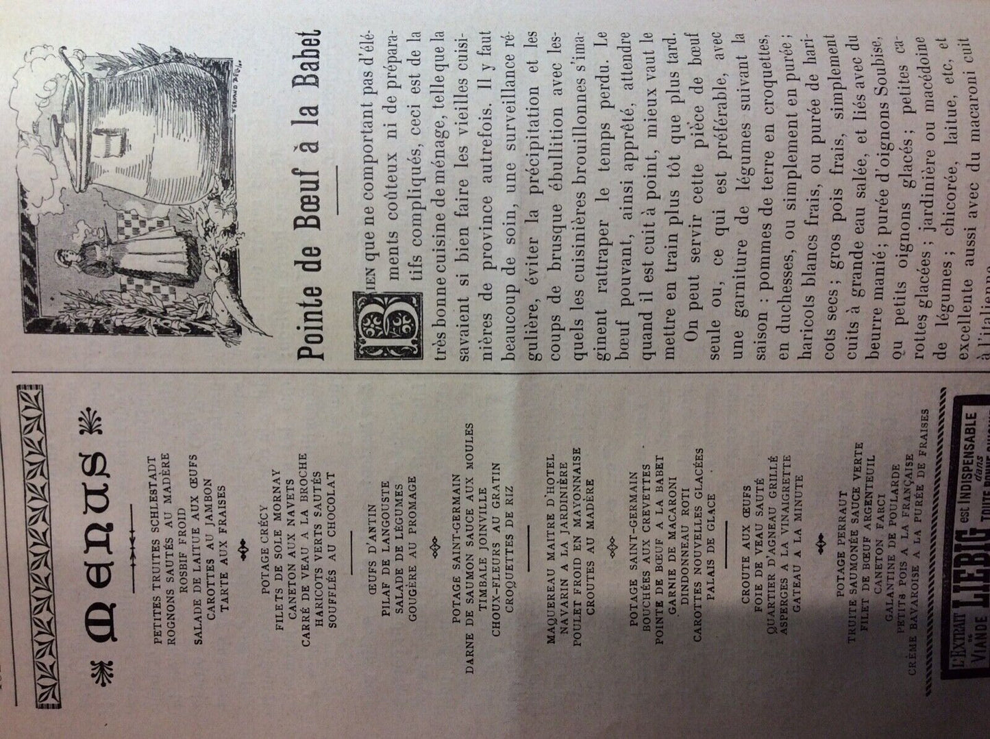 LE POT AU FEU, CUISINE 1902 ANNÉE COMPLET, BIMENSUEL, 24 NUMÉRO, DIXIÈME ANNÉE.