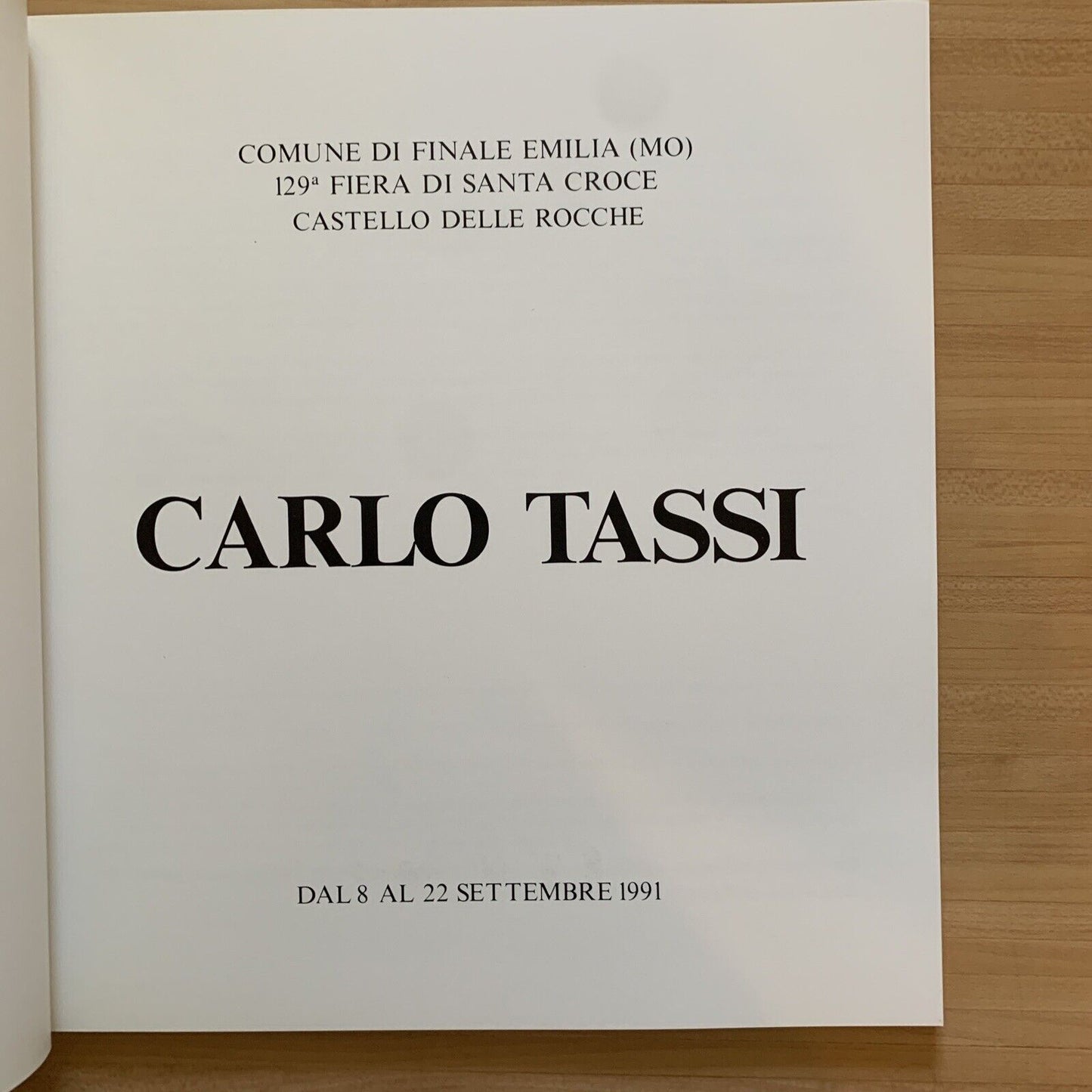 CARLO TASSI - 20 TAVOLE A COLORI, 19 TAV. IN BIANCO NERO cassa Risparmio Cento #