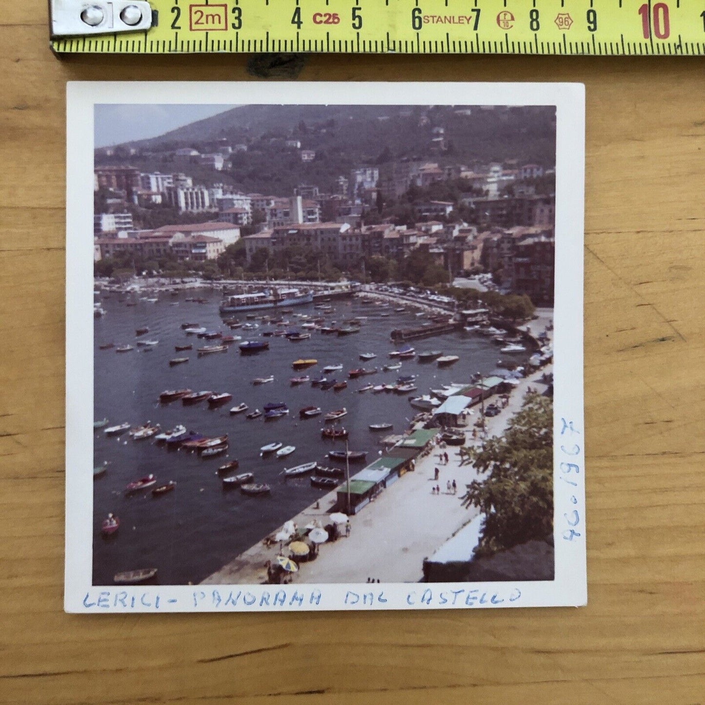 FOTOGRAFIA VINTAGE - LERICI PANORAMA DAL CASTELLO 1967