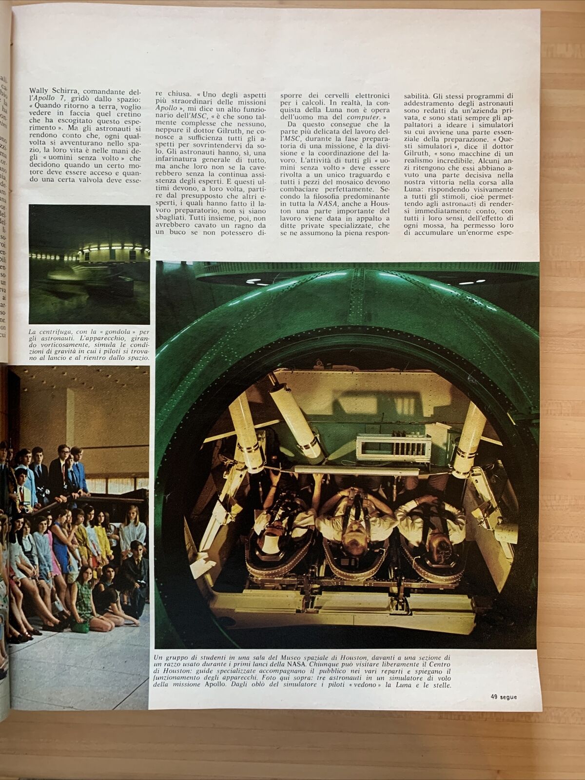 EPOCA rivista LUNA 6 numeri rilegati a libro. LA SPEDIZIONE APOLLO 8-10-11-12-15
