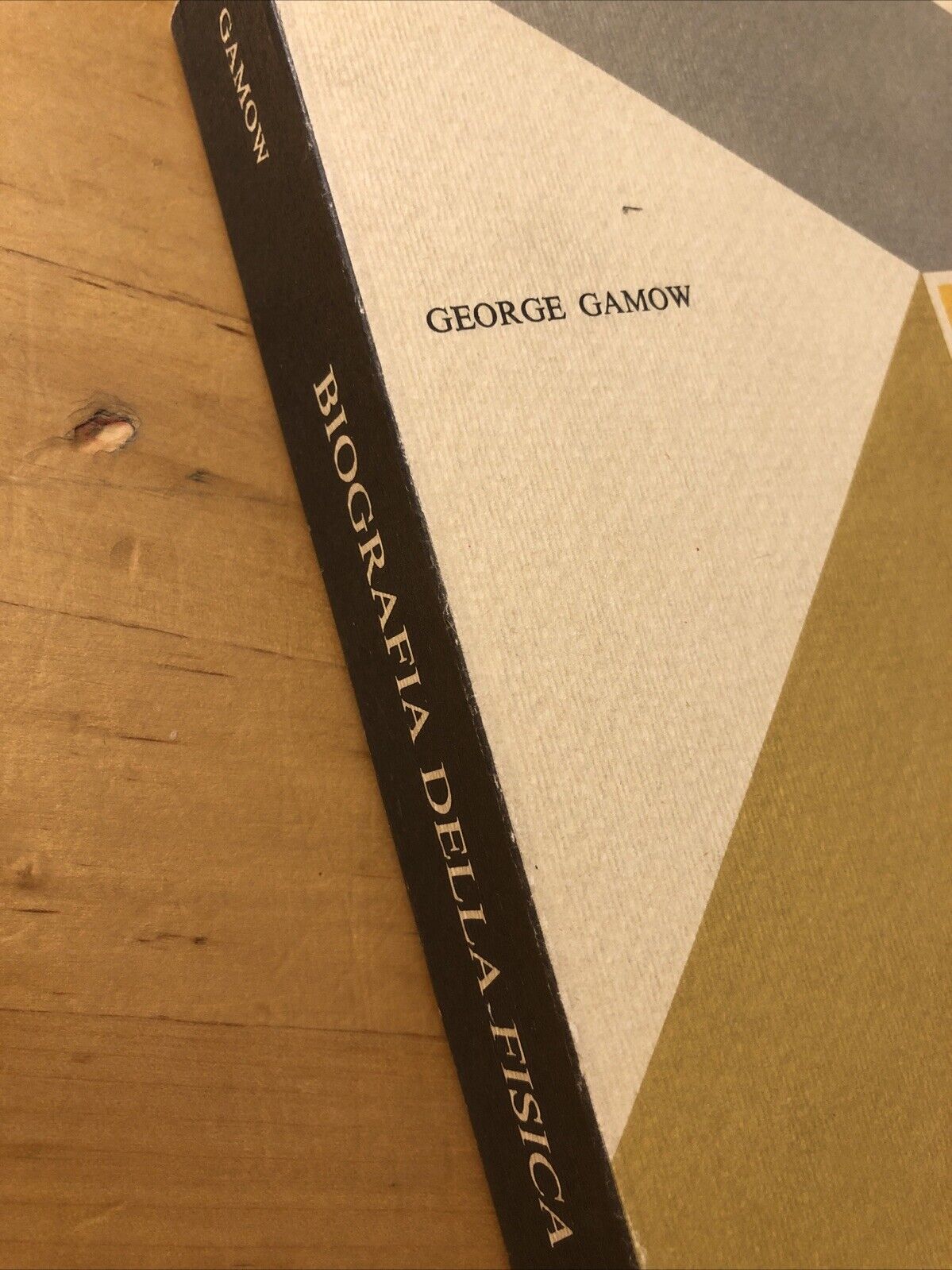 Biografia della fisica George Gamow, biblioteca della Est 1976