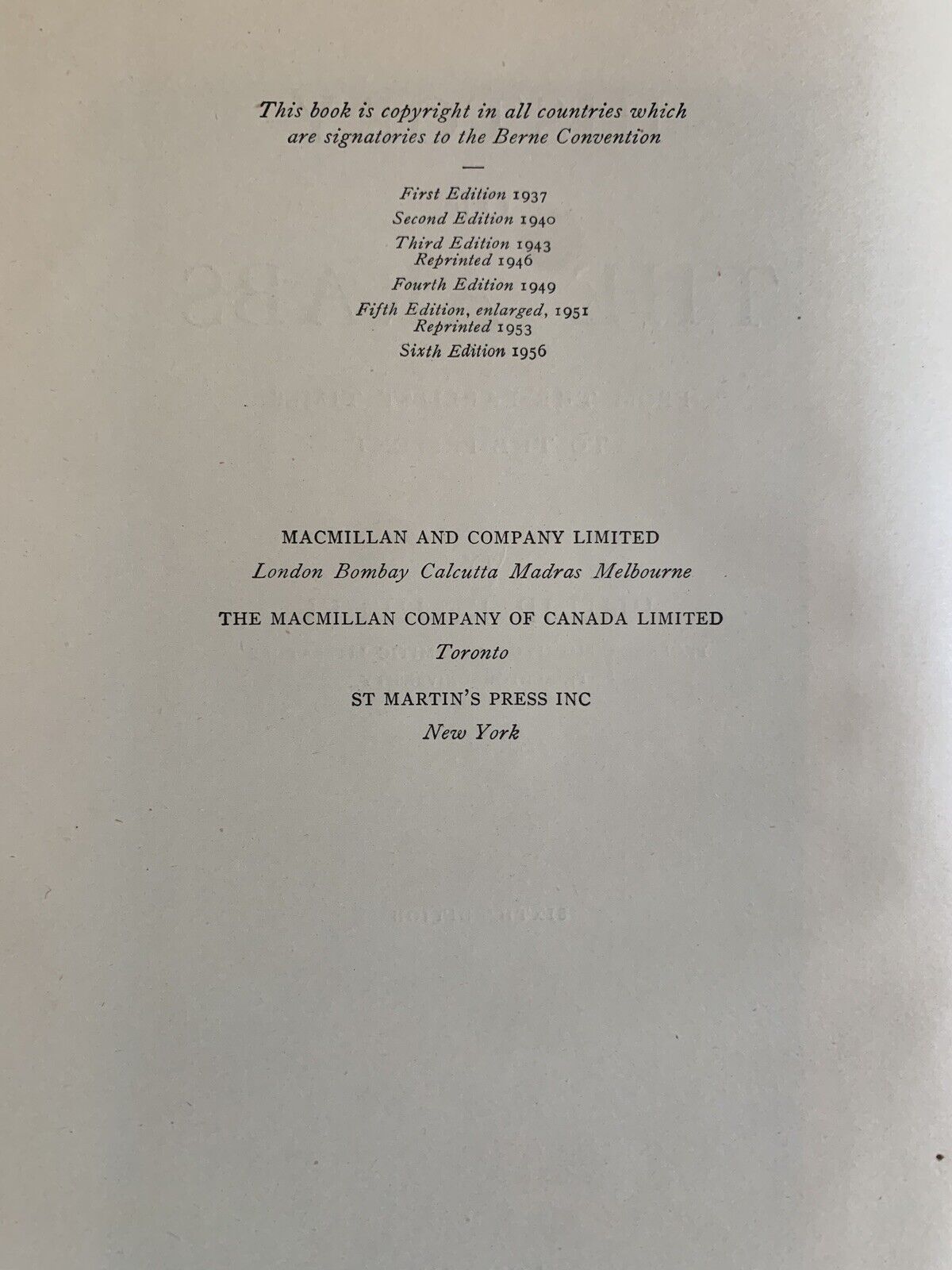 HISTORY OF THE ARABS from earliest times - PHILIP K. HITTI, MACMILLAN 1956