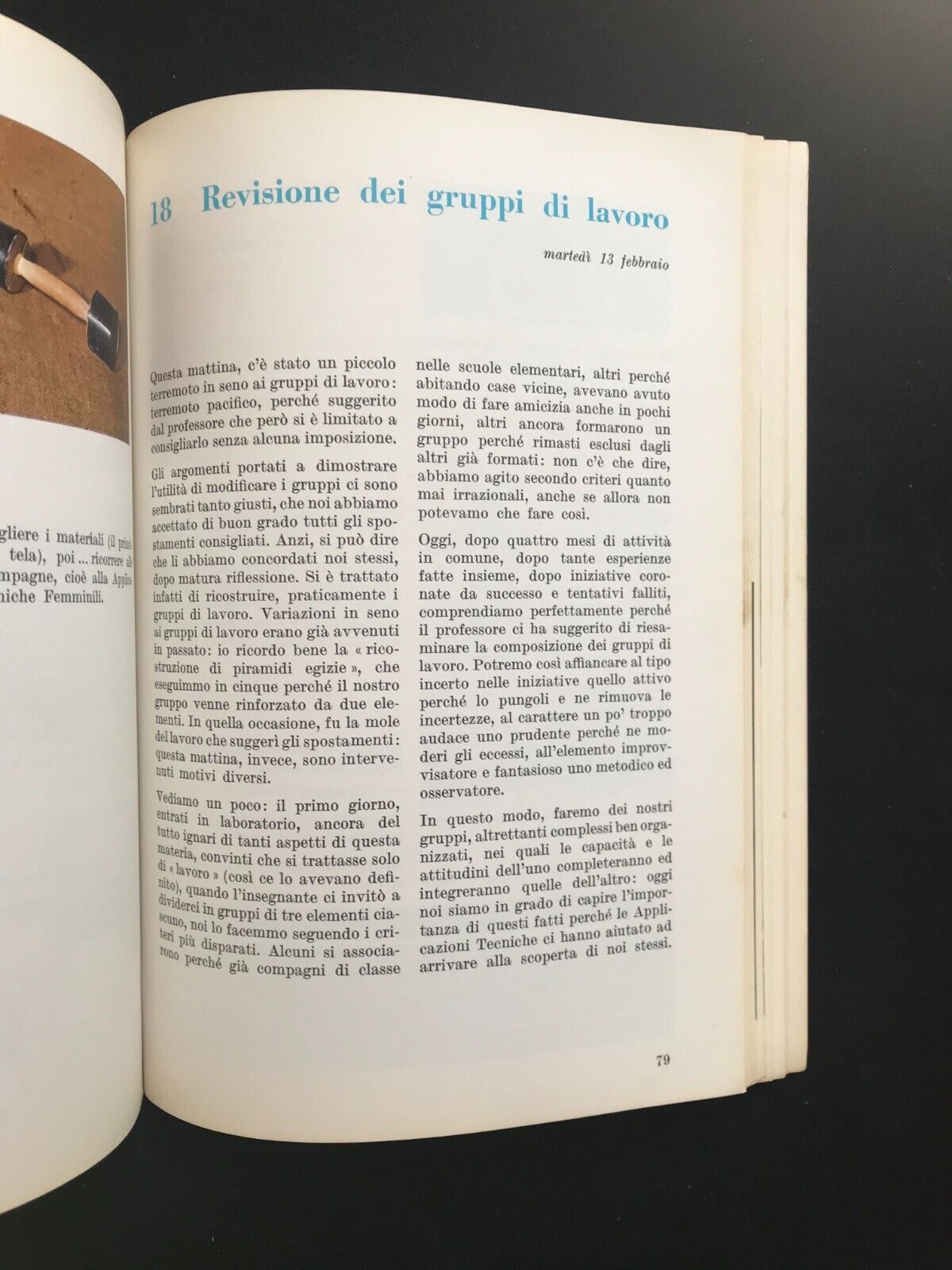 DIARIO DI UN TECNICO IN ERBA applicazioni tecniche per la 1a media, S. Tamburini