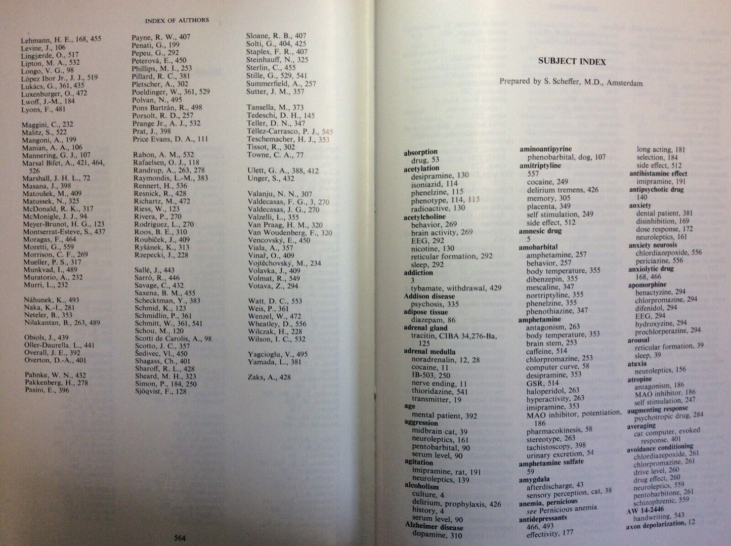 THE PRESENT STATUS OF PSYCHOTROPIC DRUGS - EXCERPTA MEDICA FOUNDATION 1969