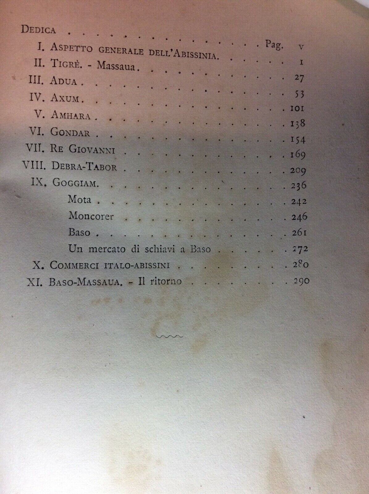 IN ABISSINIA VIAGGIO DI PELLEGRINO MATTEUCCI, TREVES 1880 con tre carte geografi