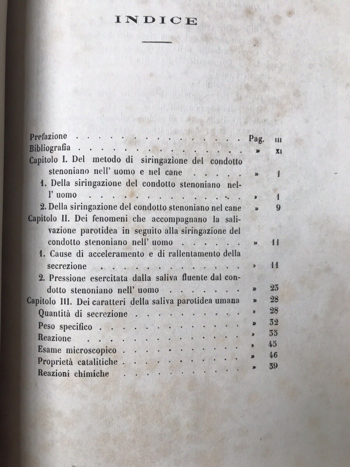 LA SALIVA UMANA, Eusebio Ohel 1864. **MEDICINA - MOLTO RARO INTROVABILE**
