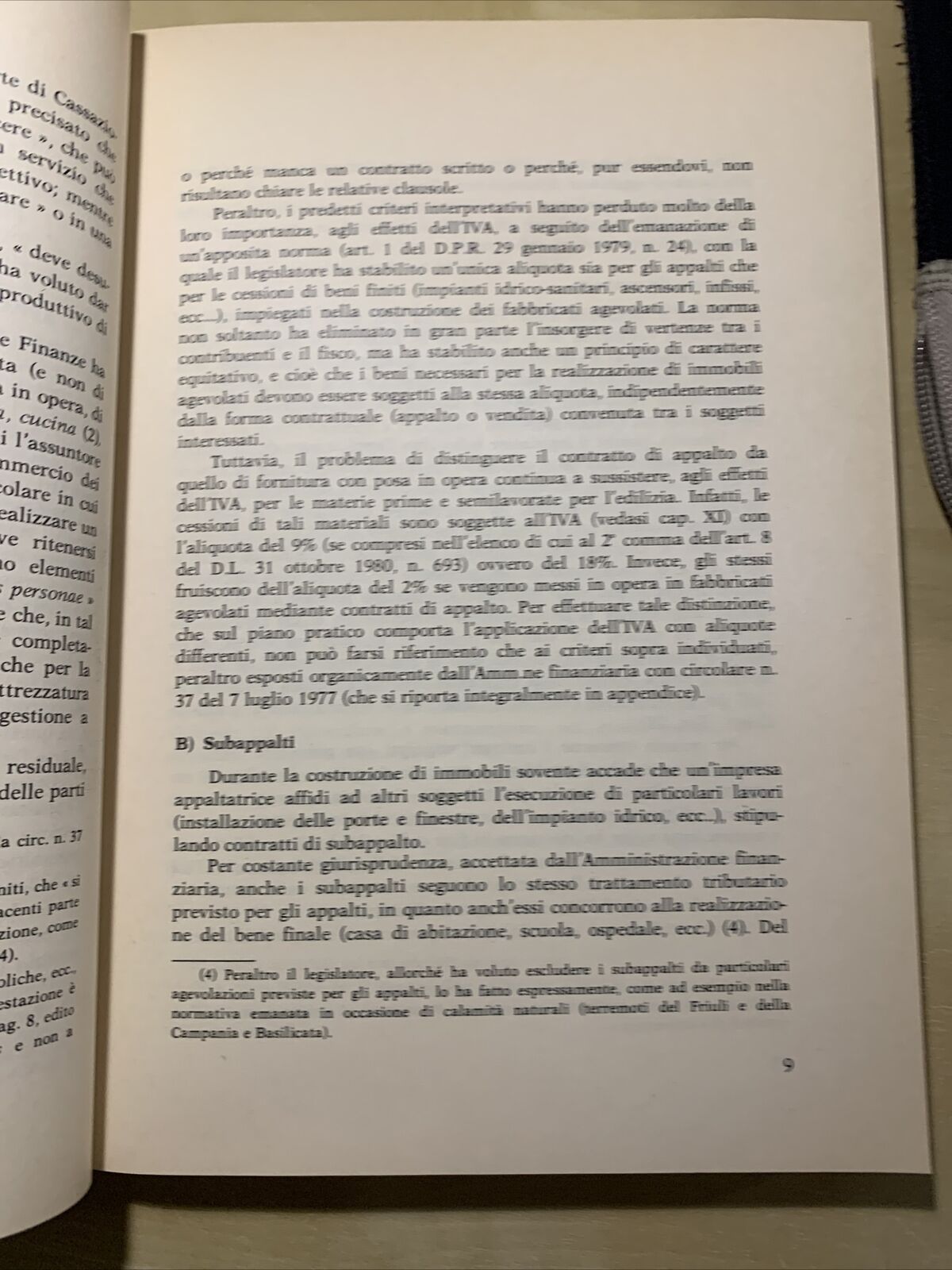 L'IVA NELL'EDILIZIA - Annunziata, A. Carrabino, Buffetti editore 1987 #