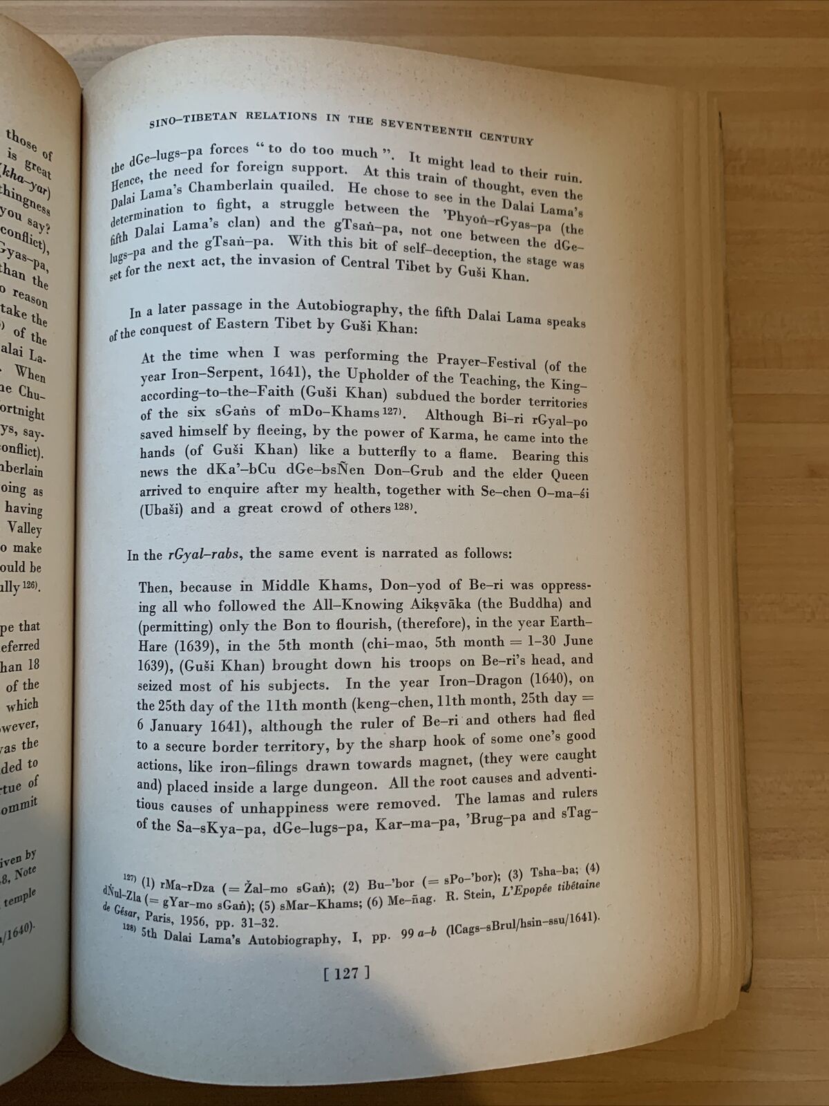 SINO TIBETAN RELATIONS IN THE SEVENTEENTH CENTURY - Zahiruddin Ahmad 1970