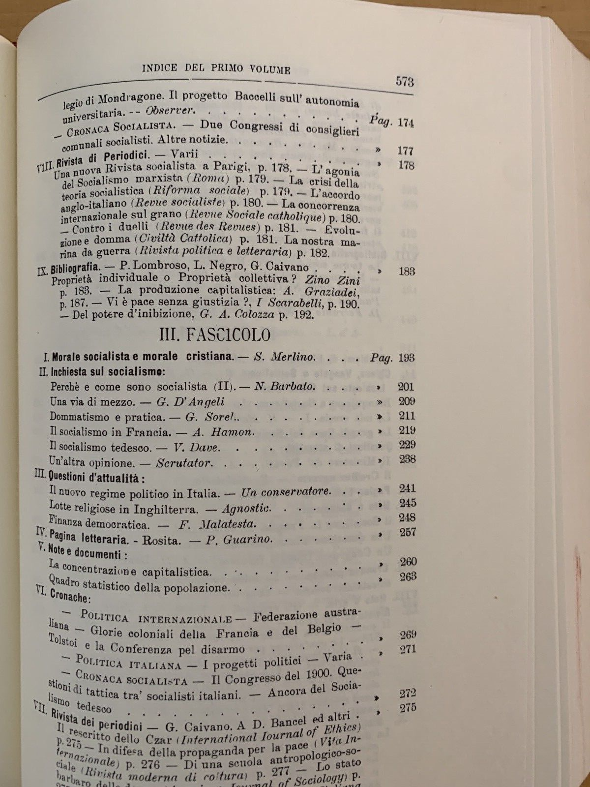 Rivista critica del socialismo, Saverio Merlino 2 volumi XII fascicoli. ristampa