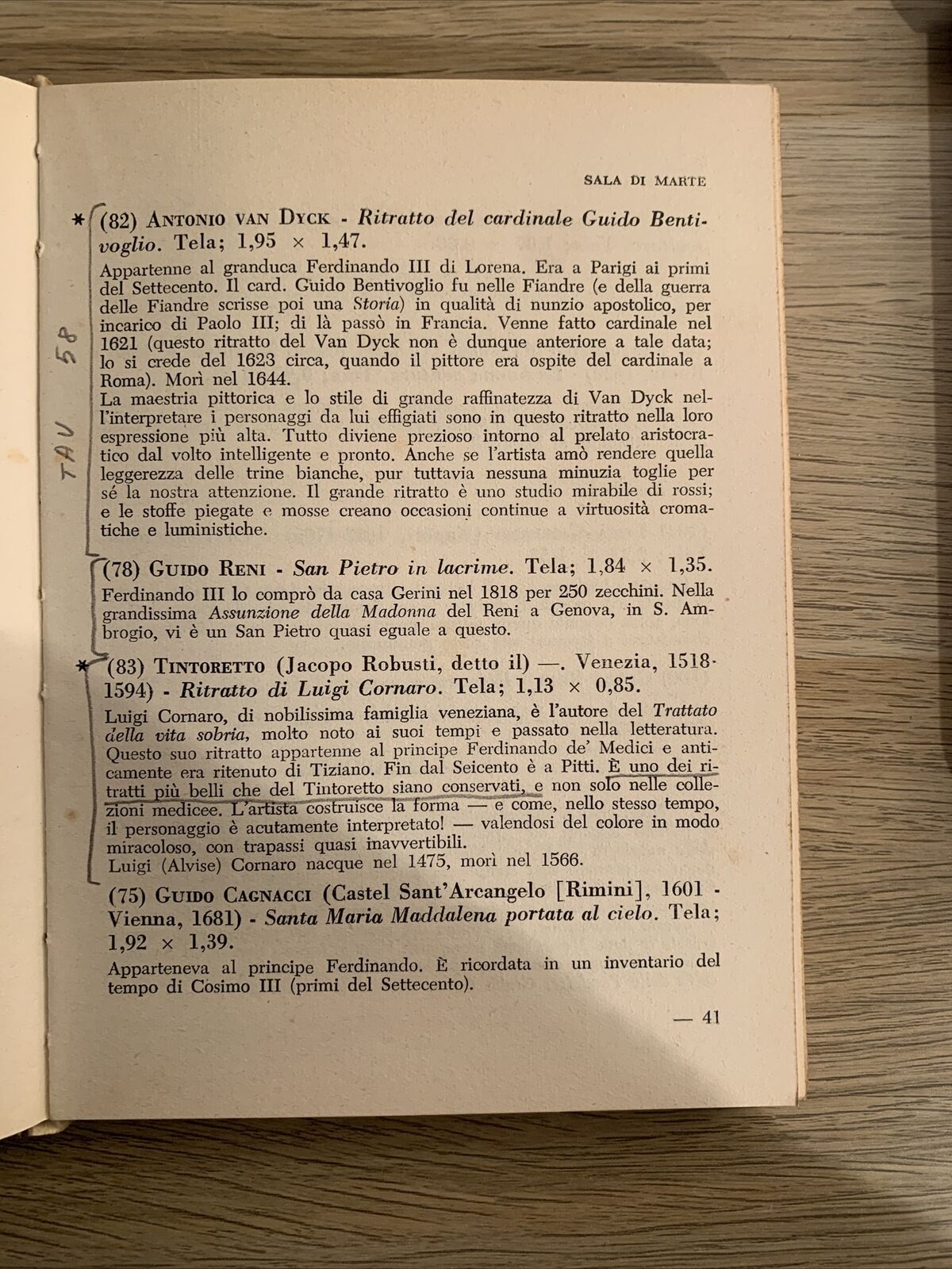 LA GALLERIA PITTI - Francini Ciaranfi - Arnaud edizioni 1956 #