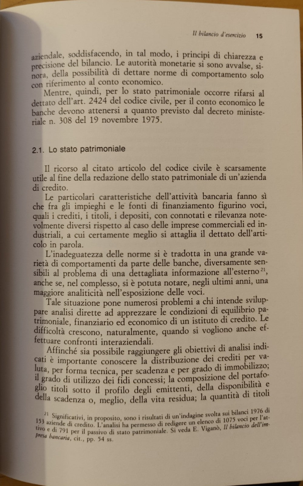 Il bilancio delle banche - Cesare Bisoni - Il Mulino 1988