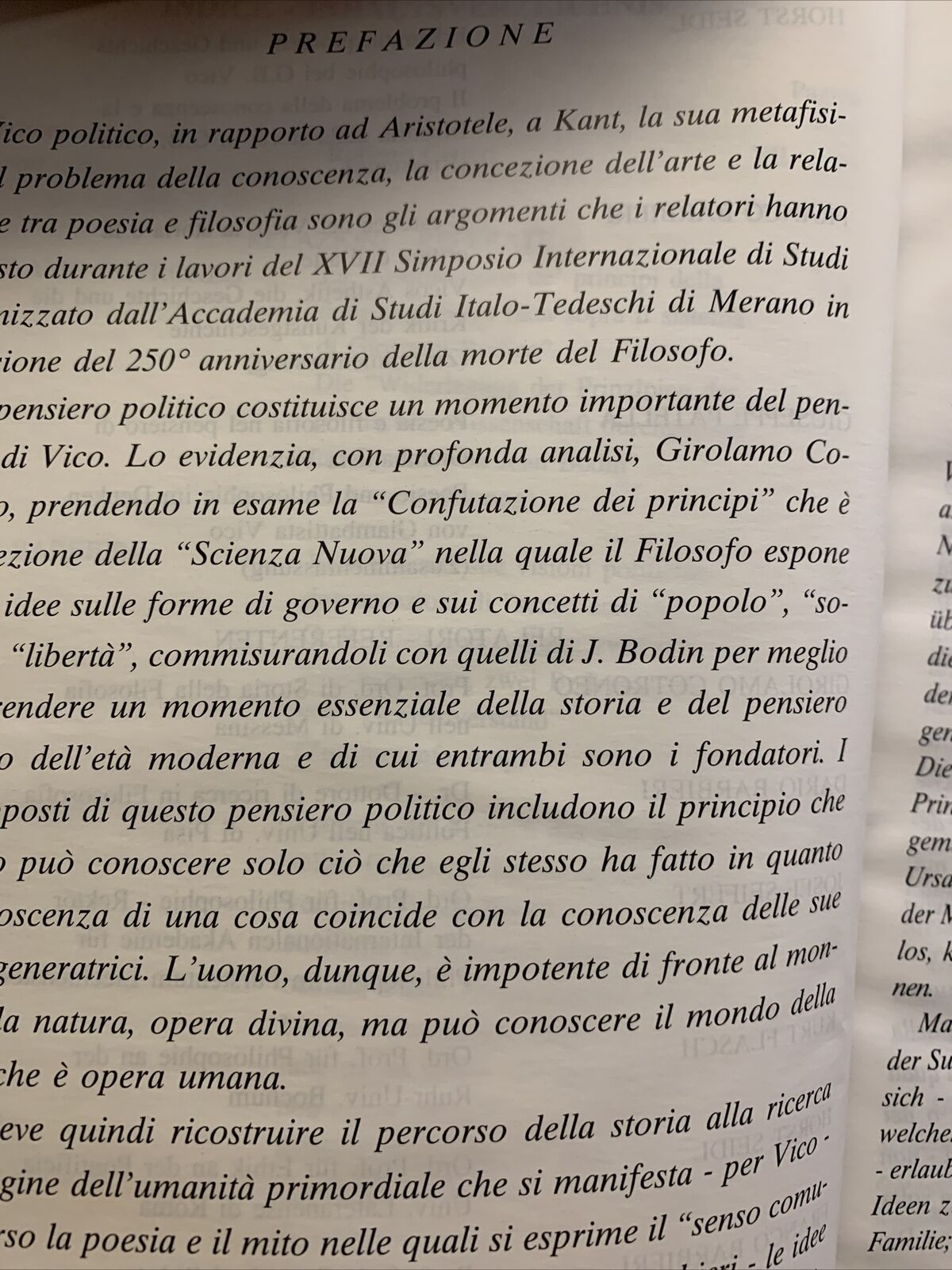 STUDI ITALO TEDESCHI DEUTSCH ITALIENISCHE STUDIEN. GIAMBATTISTA VICO 1668 1744