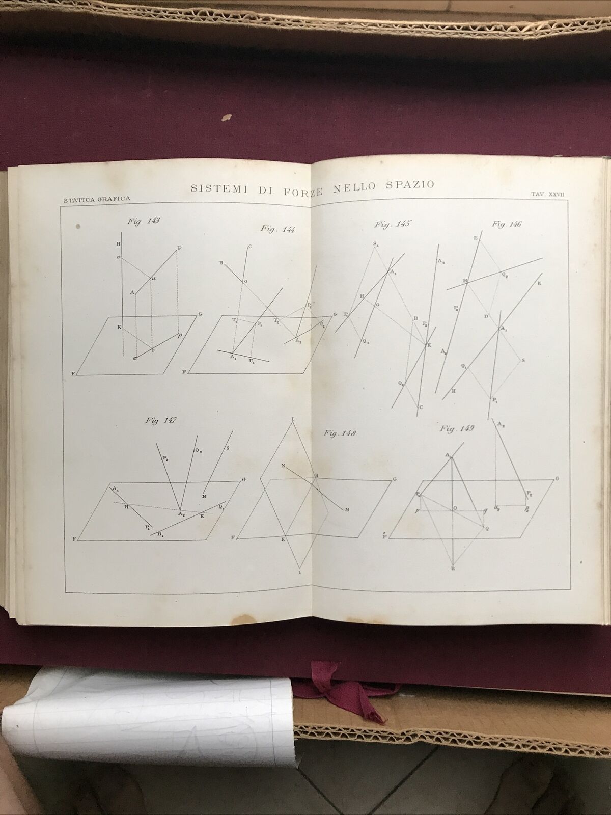 STATICA GRAFICA teoria ed applicazioni, Ferdinando Zucchetti, Negro editore 1878