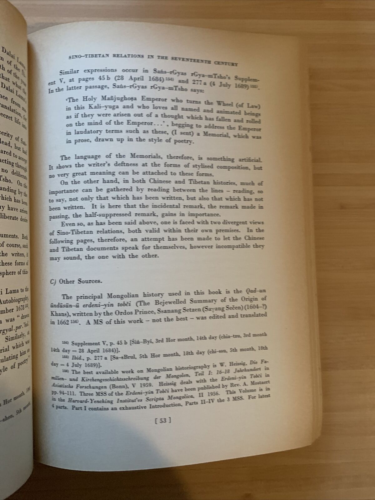 SINO TIBETAN RELATIONS IN THE SEVENTEENTH CENTURY - Zahiruddin Ahmad 1970