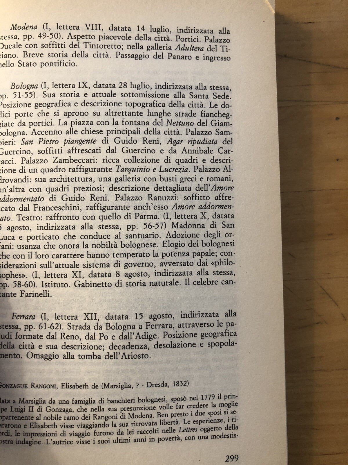 Viaggi e viaggiatori del settecento in Emilia e in Romagna. Giorgio Cusatelli