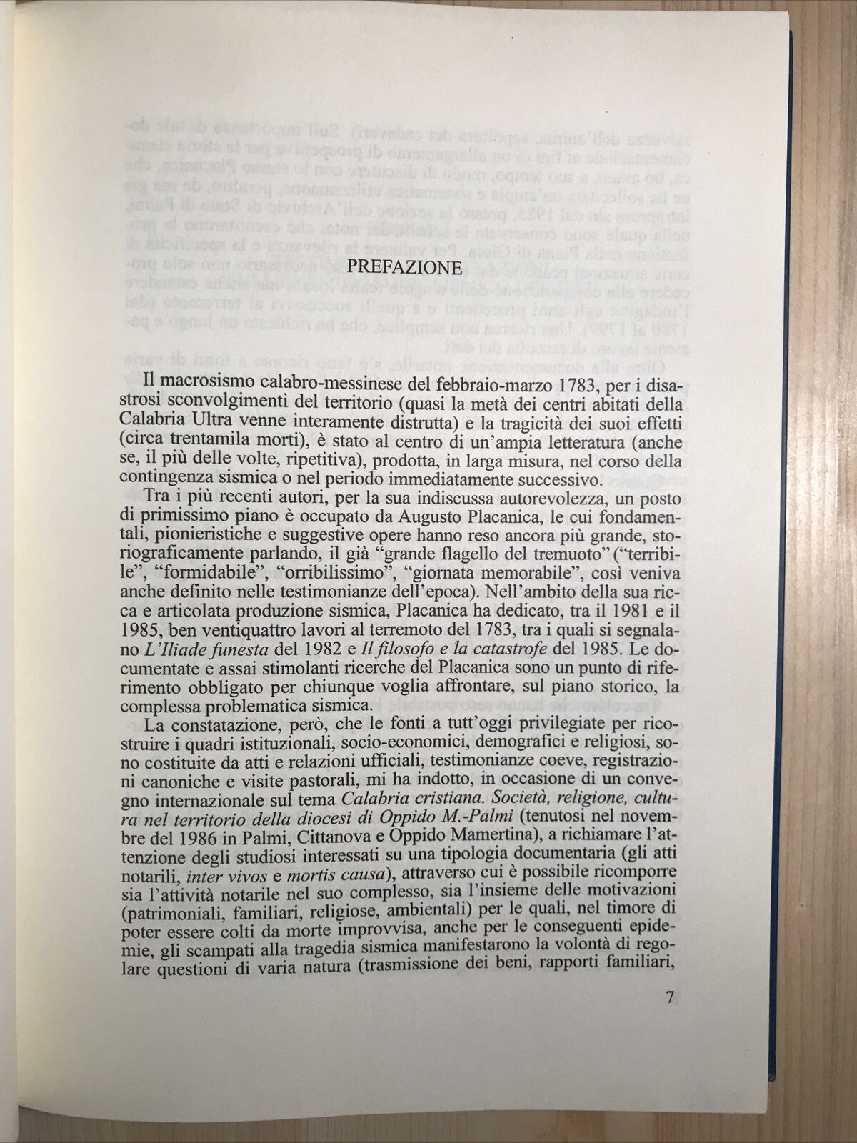UNA TRAGEDIA SISMICA NELLA CALABRIA DEL SETTECENTO - F. Gaudioso, Congedo editor