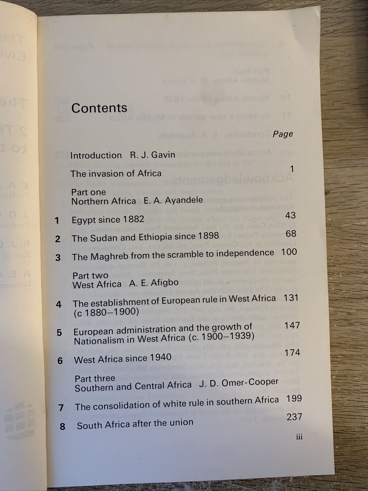THE GROWTH OF AFRICAN CIVILISATION THE MAKING OF MODERN AFRICA volume 2 the late