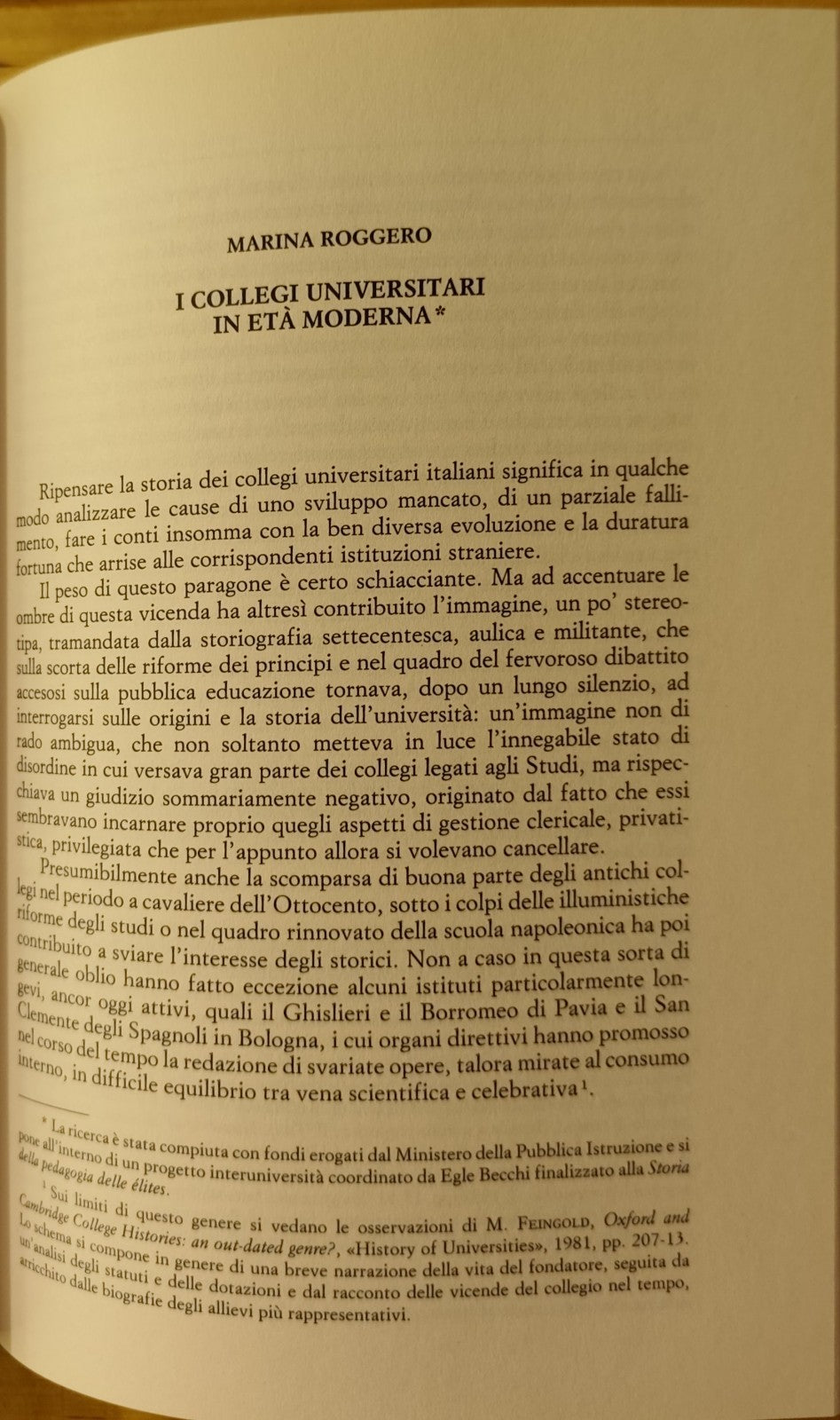 L'università in Italia fra età moderna e contemporanea G. P. Brizzi, Varni CLUEB