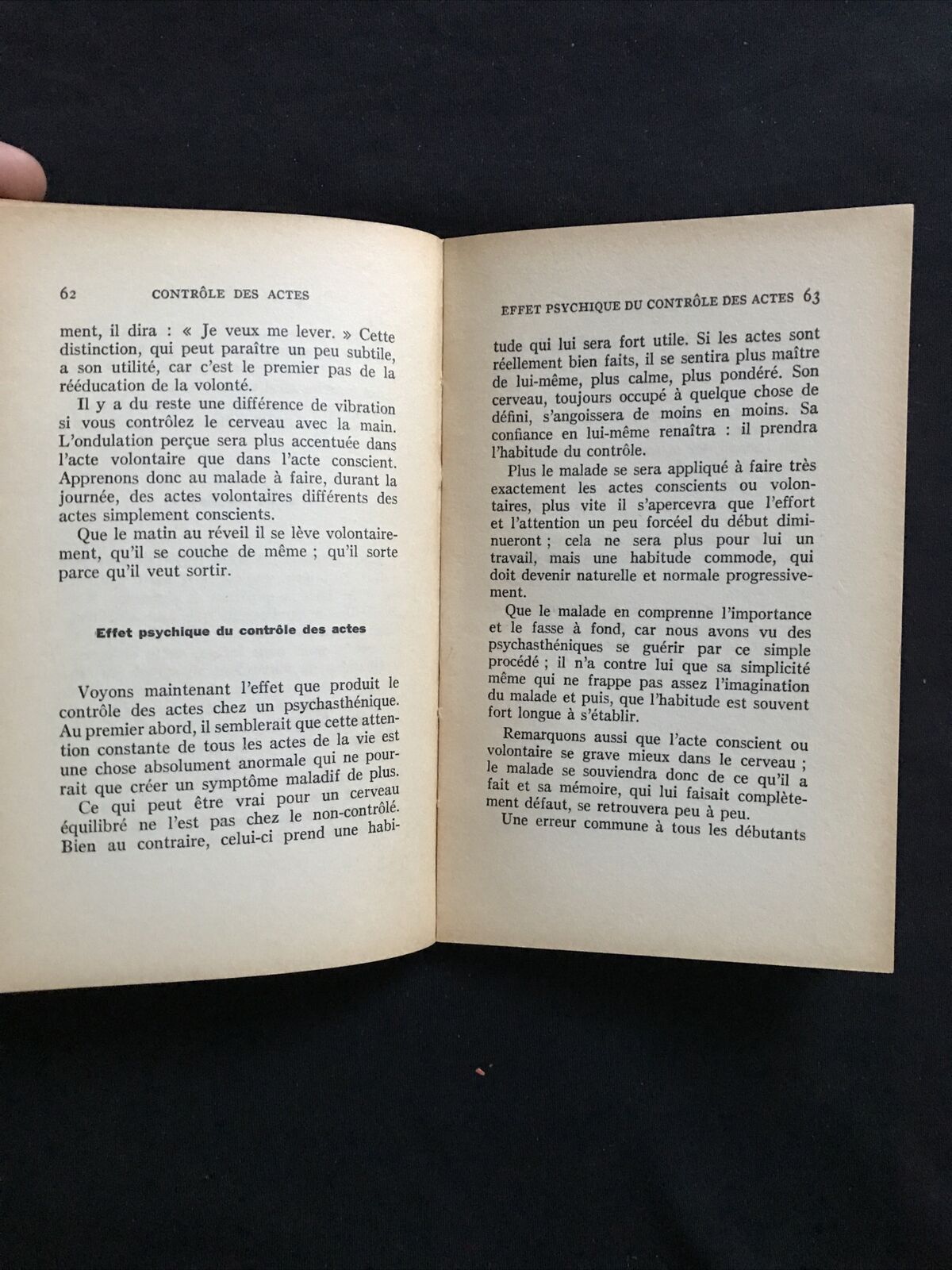 Traitement des Psychonévroses, Dr Roger VITTOZ, J.B. Bailliére et fils ed. 1967