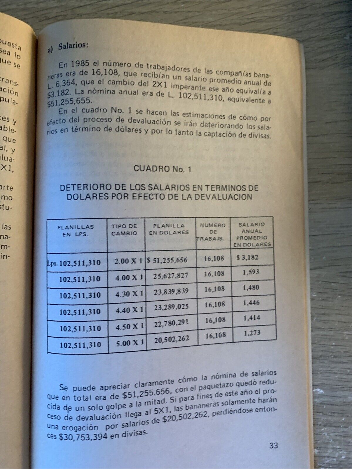 La guerra del banano.Edicione Paysa Virgilio Carìas Velasquez 1991 Honduras