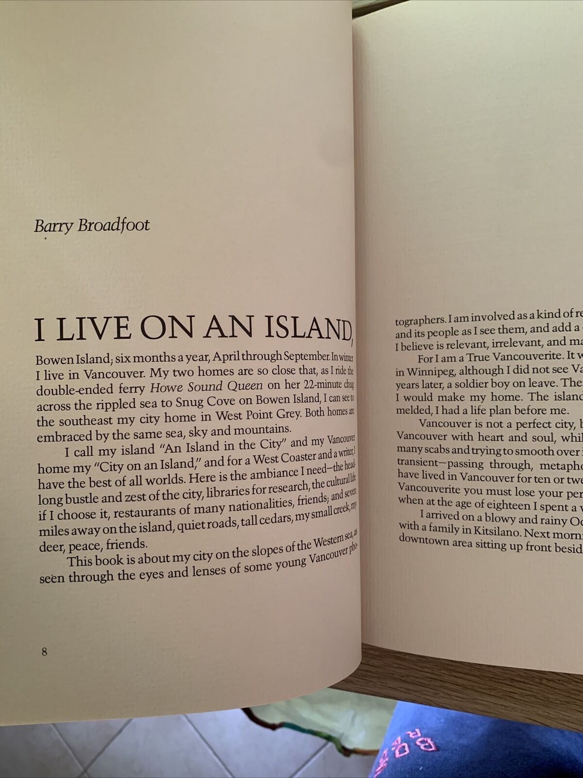 The City of Vancouver Barry Broadfoot, et al. Published by J. J. Douglas, 1976 #