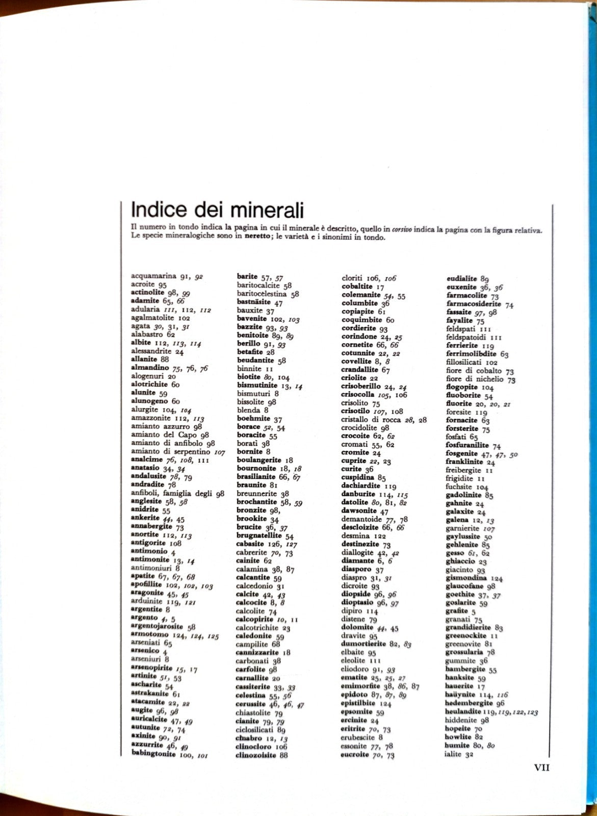 Minerali DeAgostini V. De Michele 1973 (Mineralogia scienza della terra Geologia