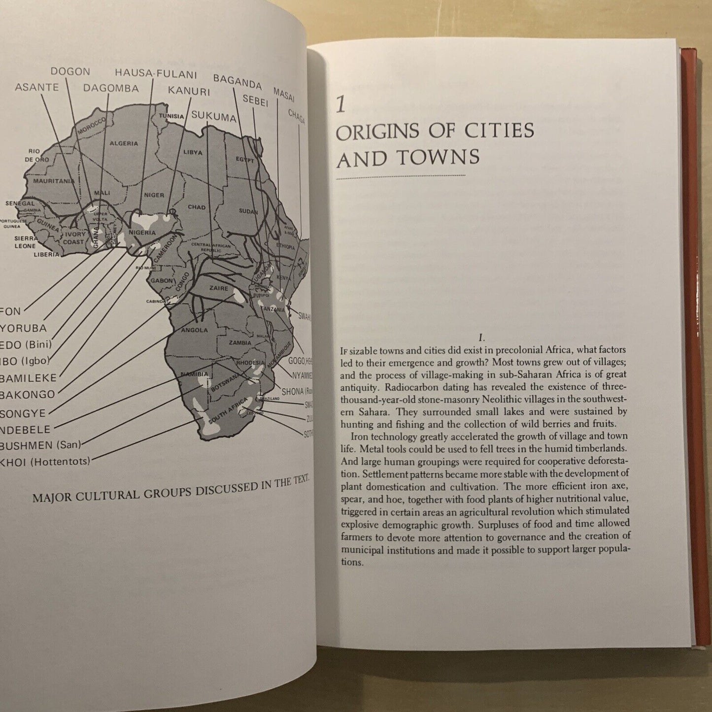 AFRICAN CITIES AND TOWNS BEFORE THE EUROPEAN CONQUEST, Richard W. Hull 1976 #
